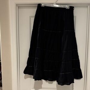 White Stag Black Maxi Skirt